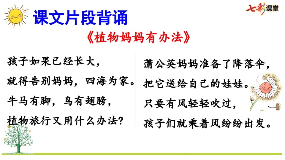 图片[2]-二年级语文上册专项6：积累背诵复习课件（部编）-暖阳学科网