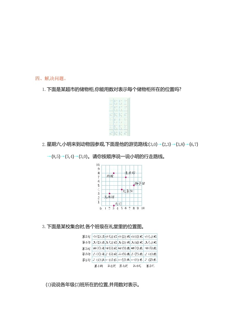 图片[3]-五年级数学上册第2单元测试卷1（人教版）-暖阳学科网