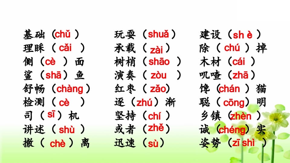 图片[3]-三年级语文上册生字专项复习（部编版）-暖阳学科网