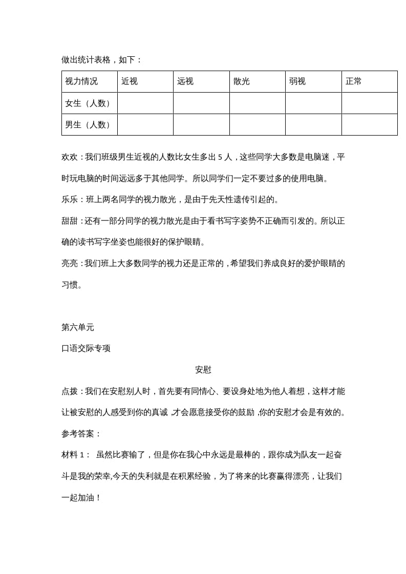 图片[3]-四年级语文上册7口语交际专项练习题-暖阳学科网