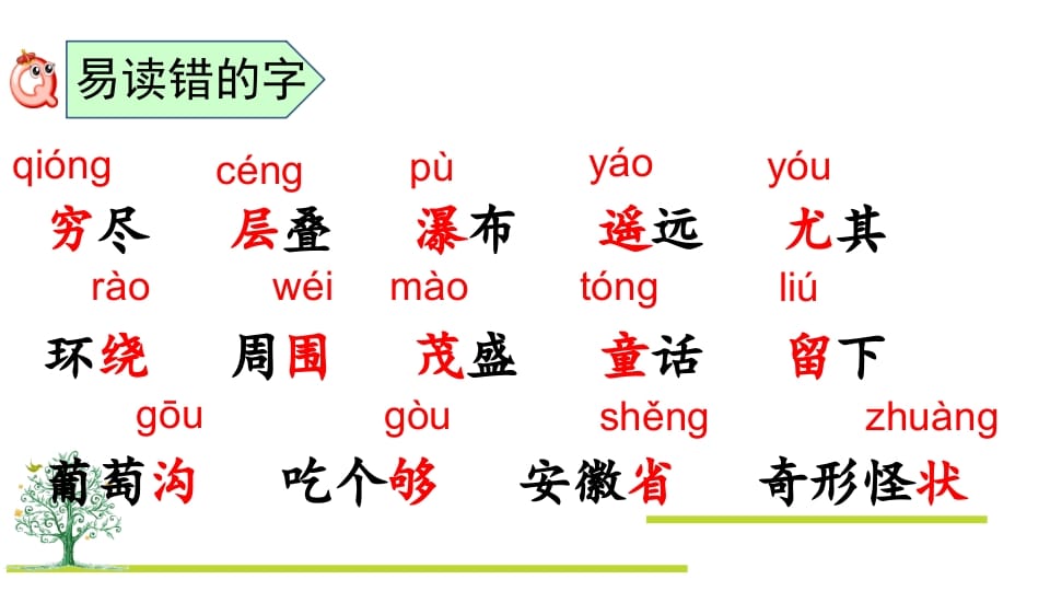 图片[3]-二年级语文上册第四单元复习（部编）-暖阳学科网