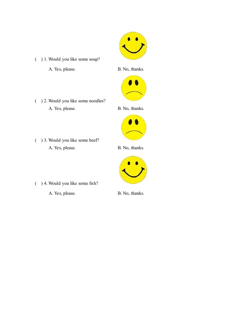 图片[2]-三年级英语上册Unit5_B_Let’s_learn同步习题(5)（人教版一起点）-暖阳学科网