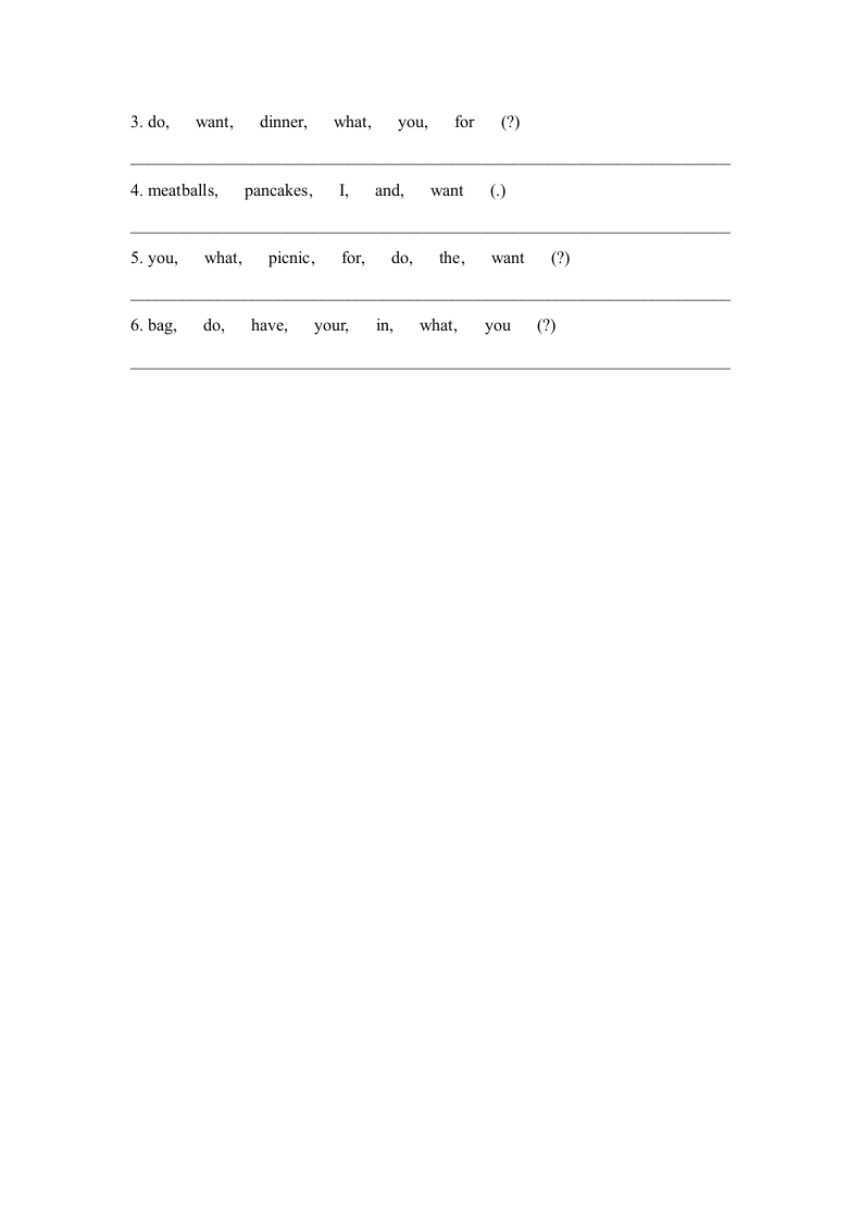 图片[3]-三年级英语上册Revision1_阶段测试卷（人教版一起点）-暖阳学科网