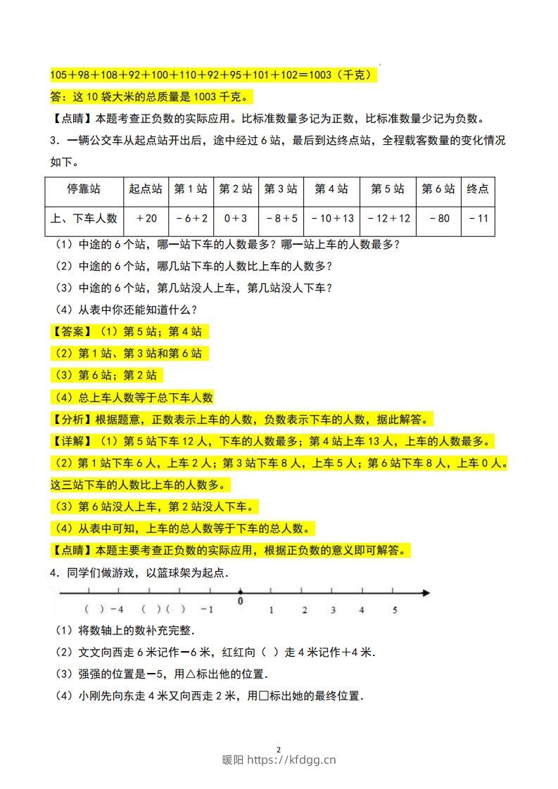 图片[2]-五上苏教版数学【24秋-期中复习专项（答案）】-暖阳学科网